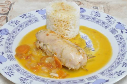 Jak uvařit kuřecí dušené závitky ? Snadné recept, připravený za 45 - 60 minut